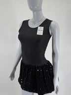 Vestido Dama Corto Globo Lentejuela