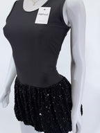 Vestido Dama Corto Globo Lentejuela