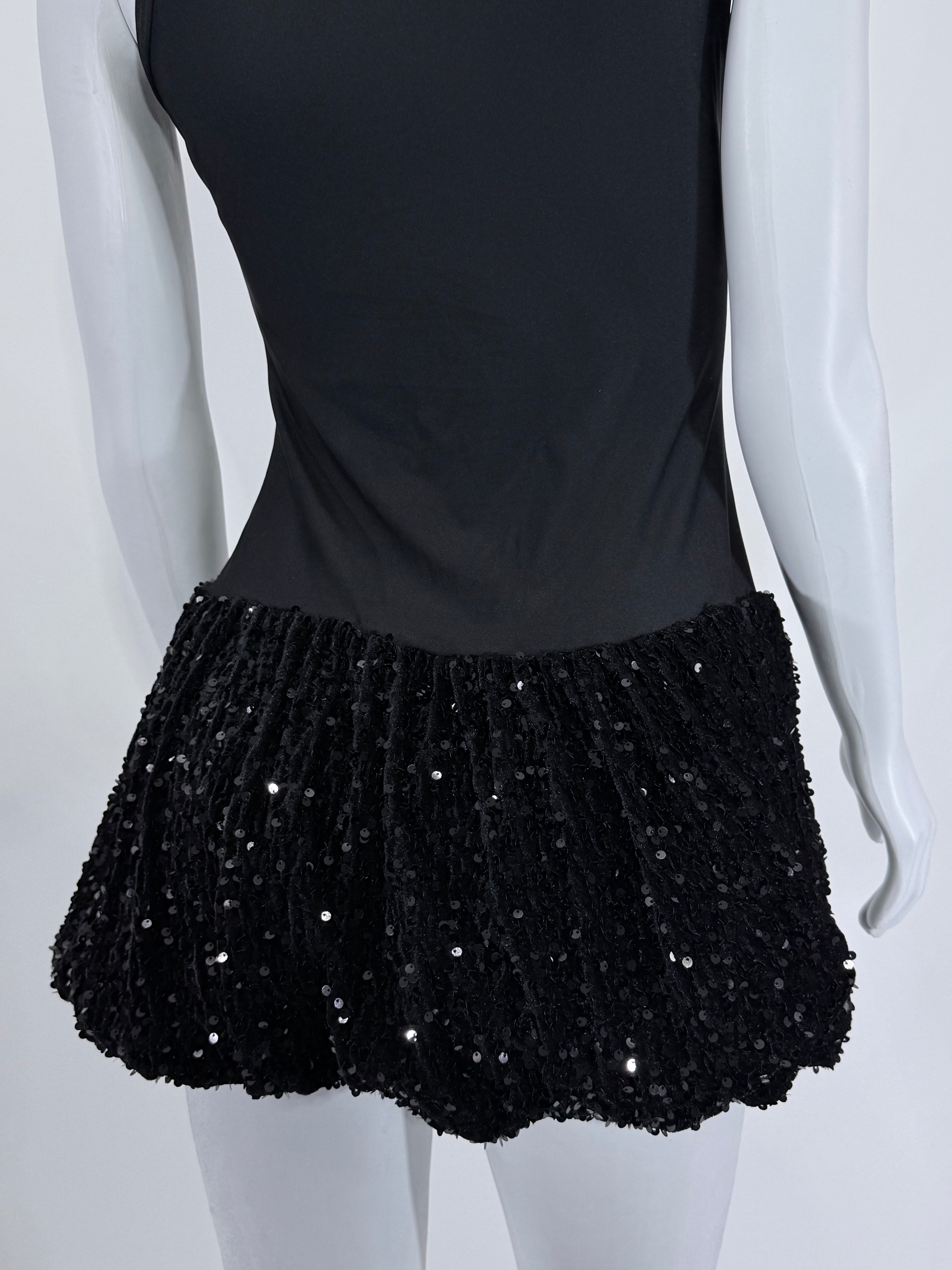 Vestido Dama Corto Globo Lentejuela