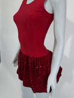 Vestido Dama Corto Globo Lentejuela