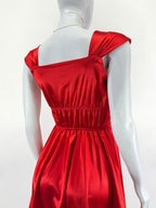 Vestido Dama Corto Satin
