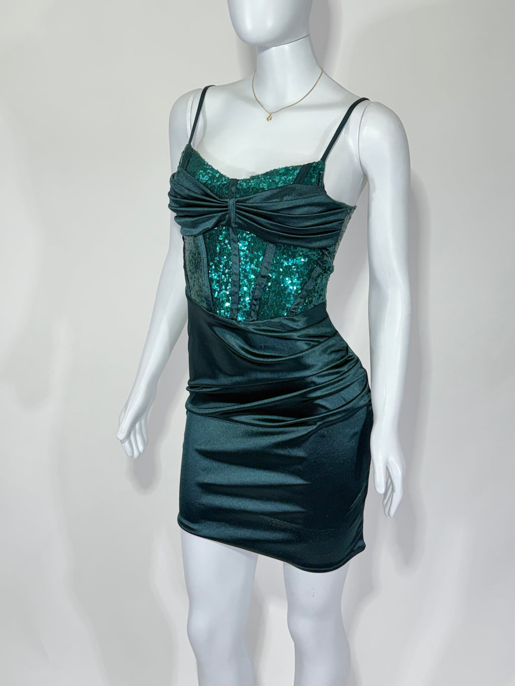Vestido Corto Dama Satin