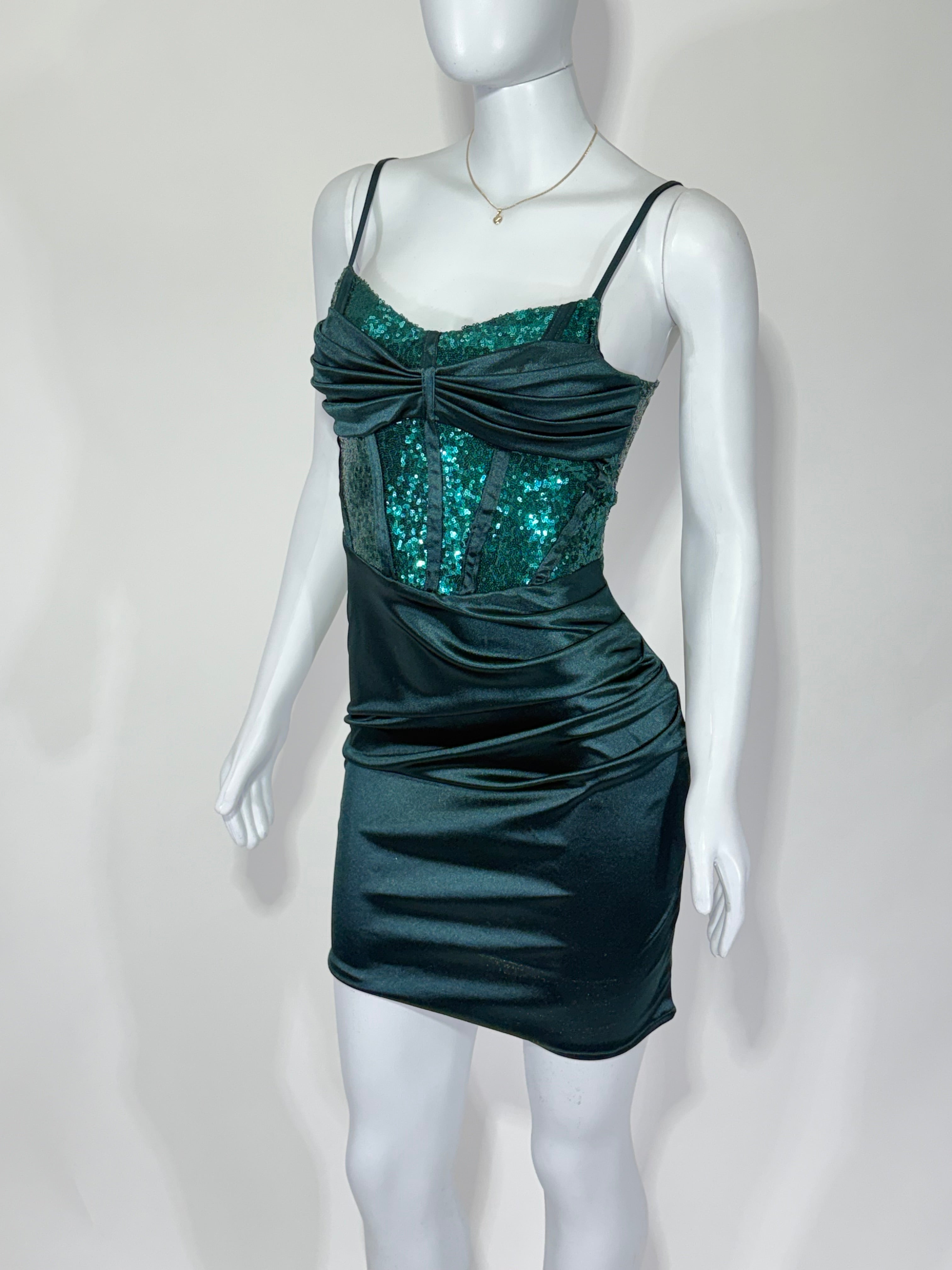 Vestido Corto Dama Satin