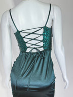 Vestido Corto Dama Satin