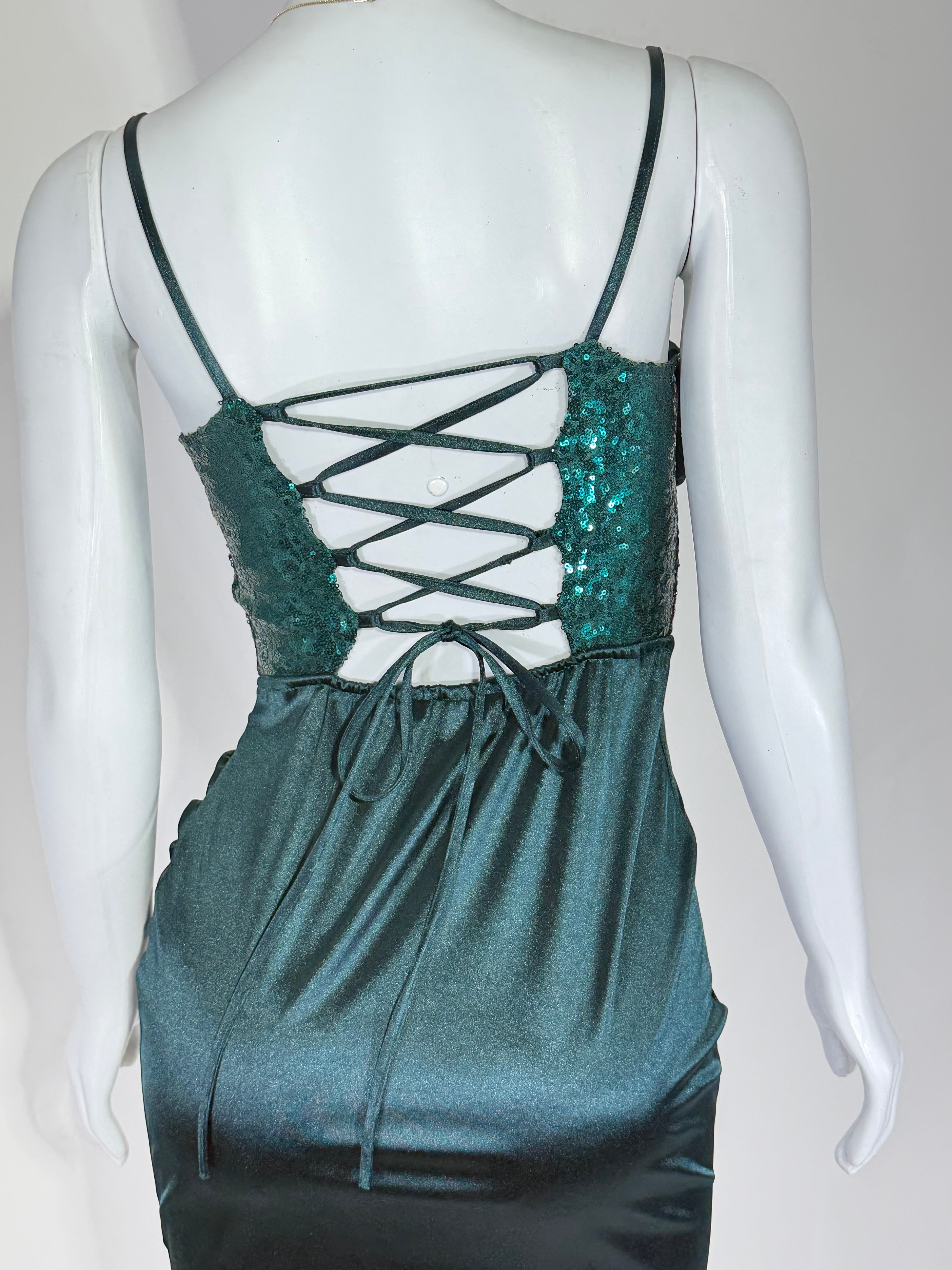 Vestido Corto Dama Satin