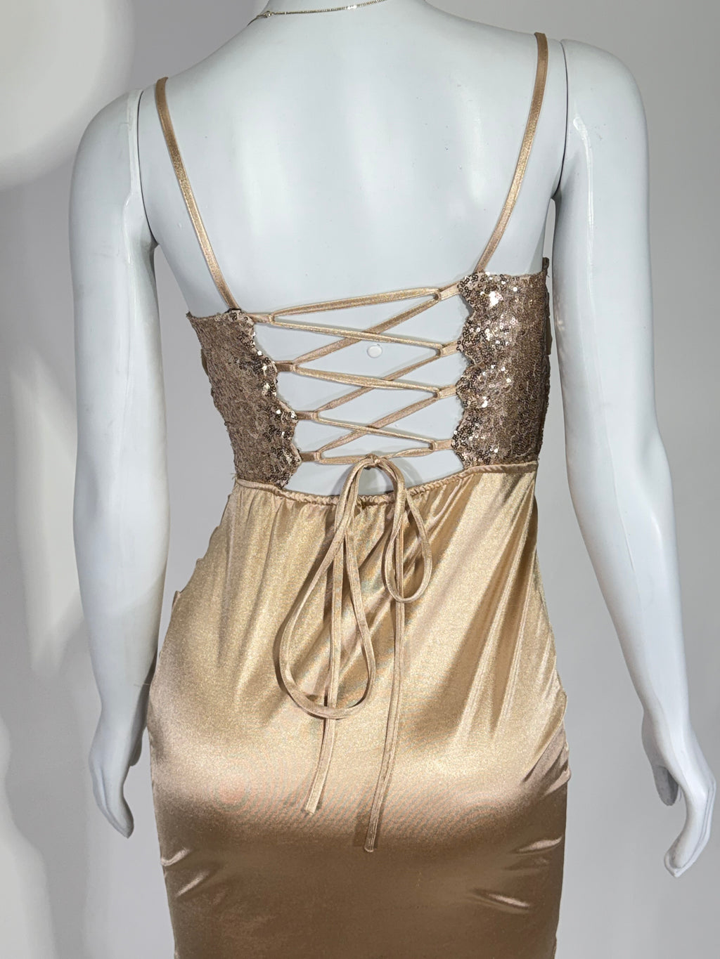 Vestido Corto Dama Satin