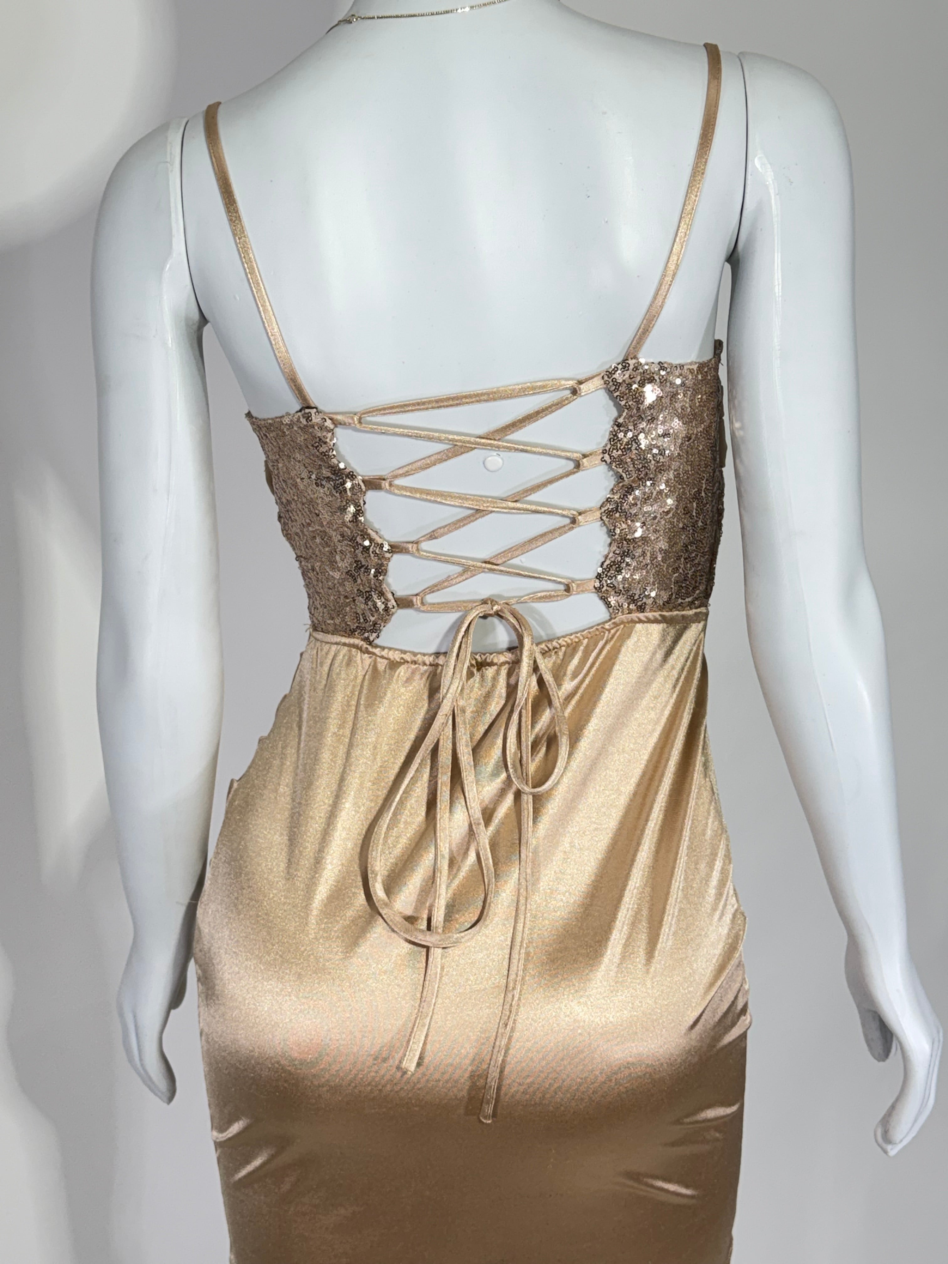 Vestido Corto Dama Satin