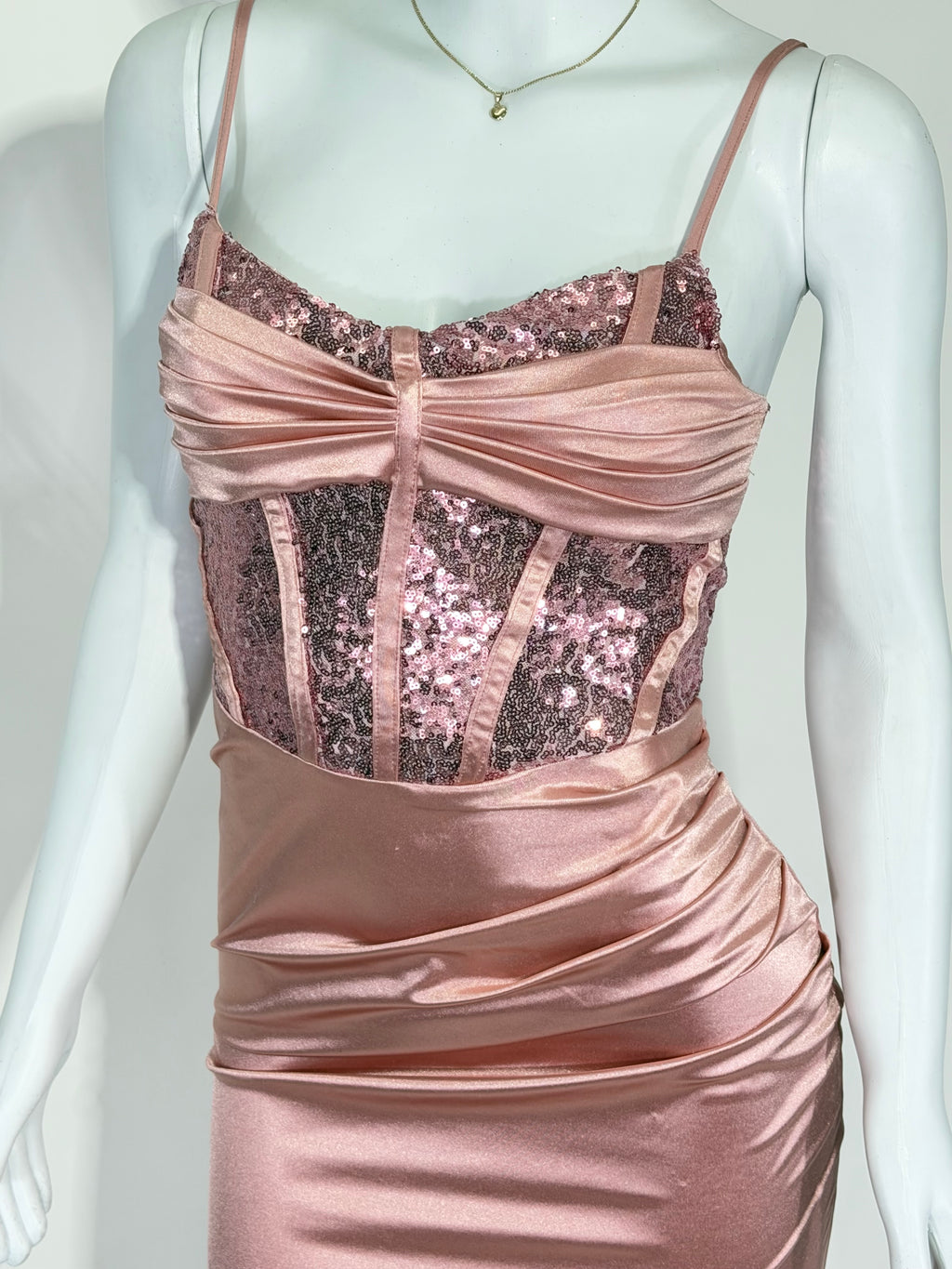 Vestido Corto Dama Satin