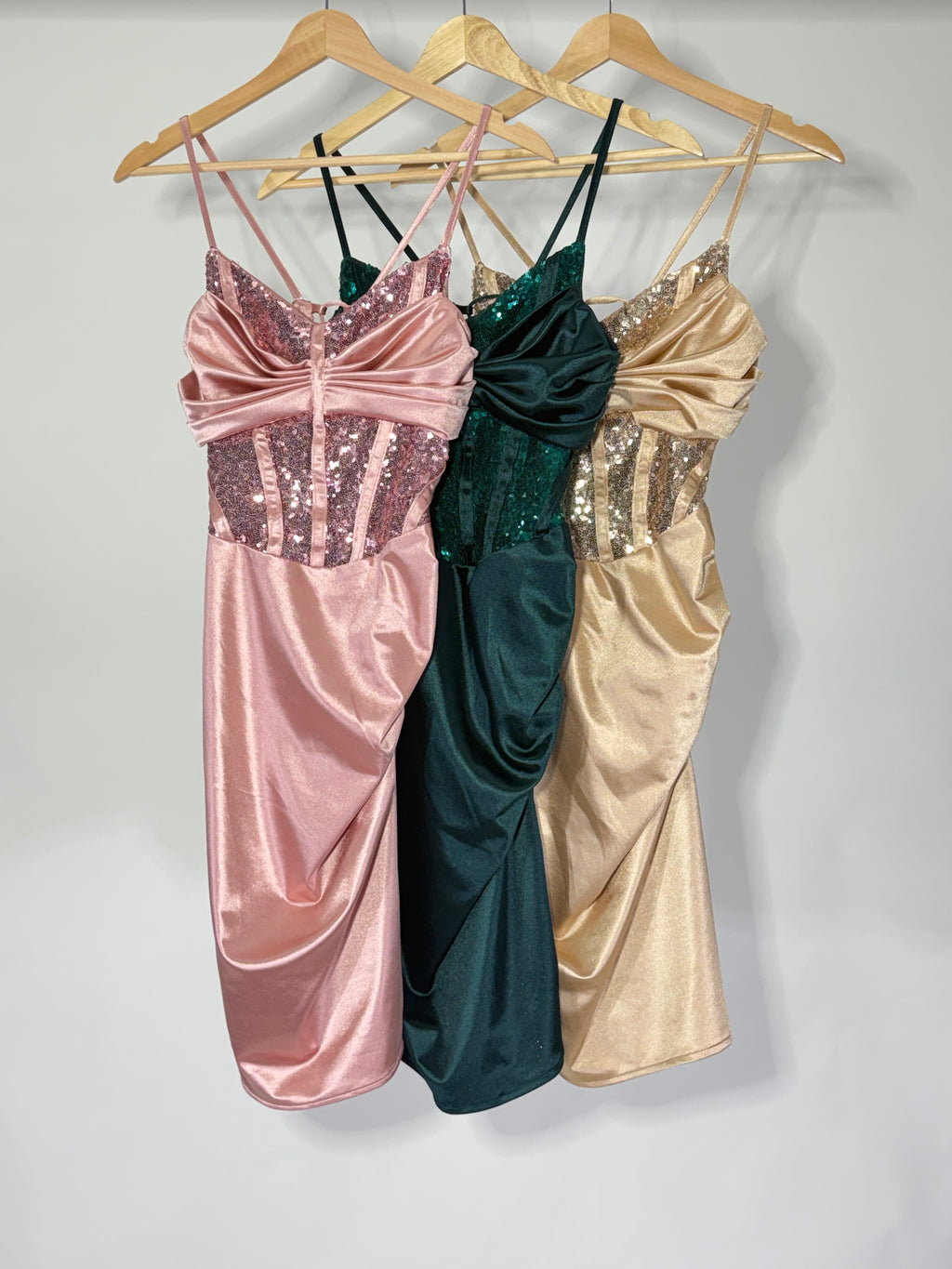 Vestido Corto Dama Satin