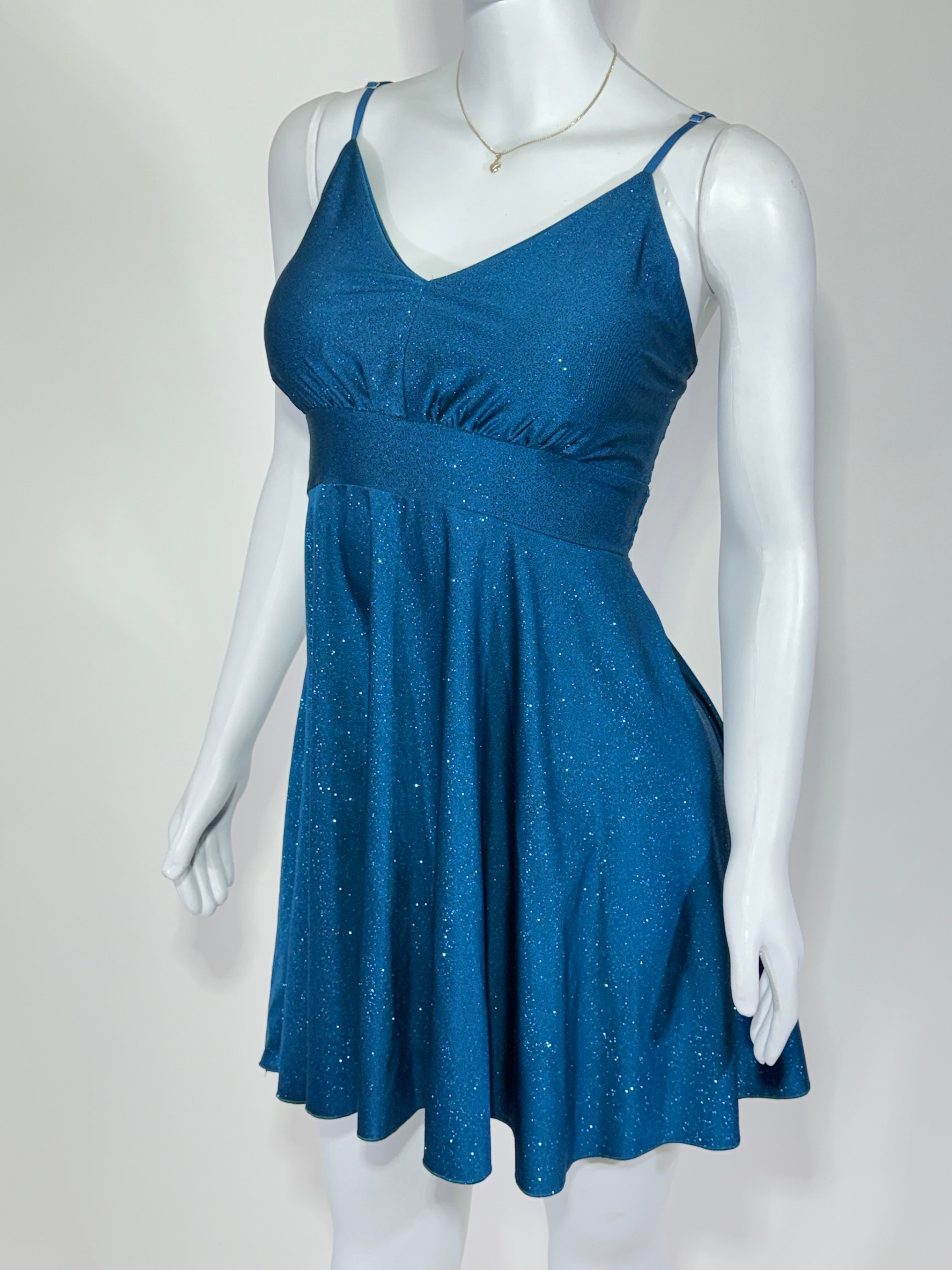 Vestido Corto Dama Brilloso