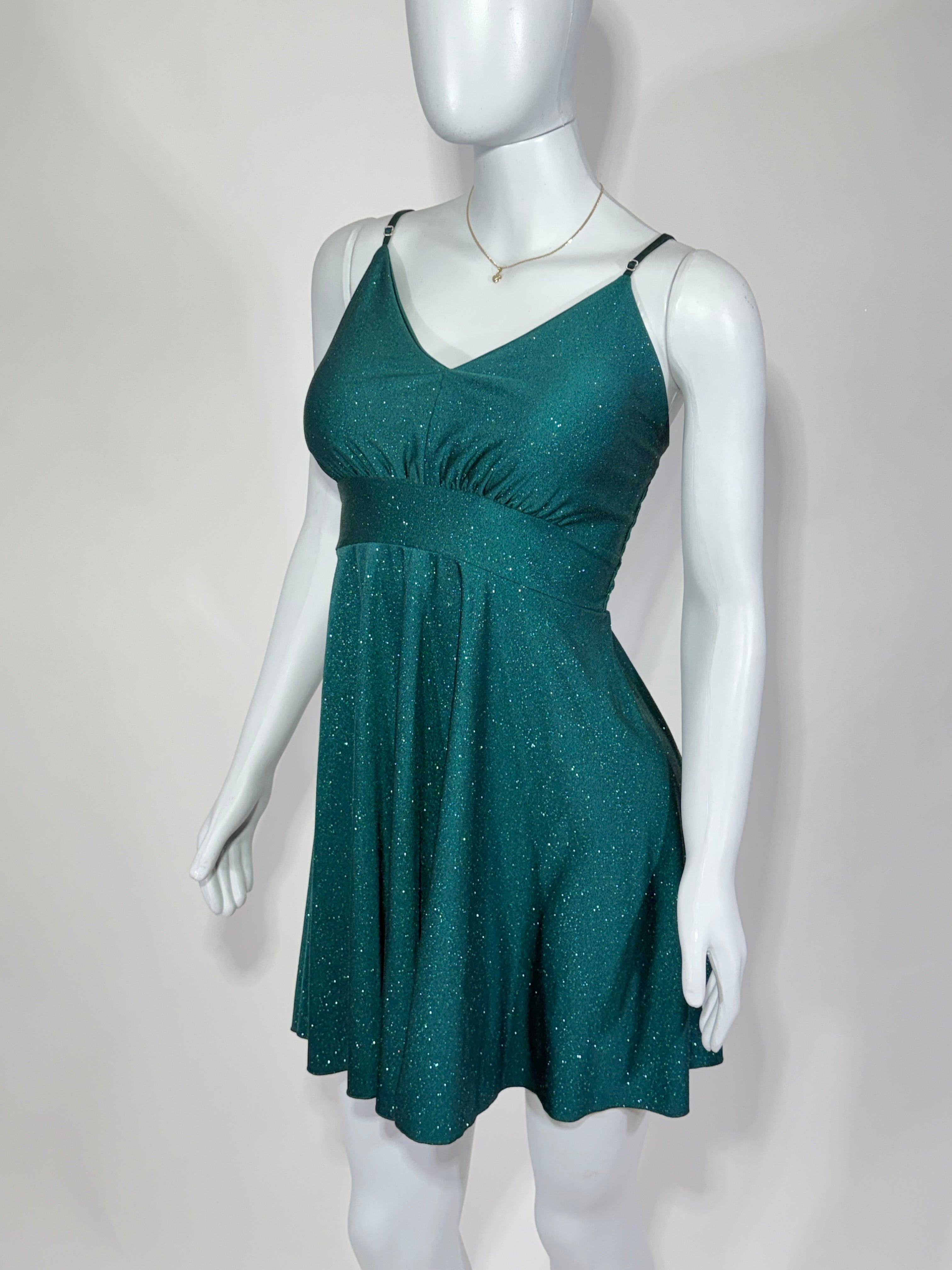 Vestido Corto Dama Brilloso