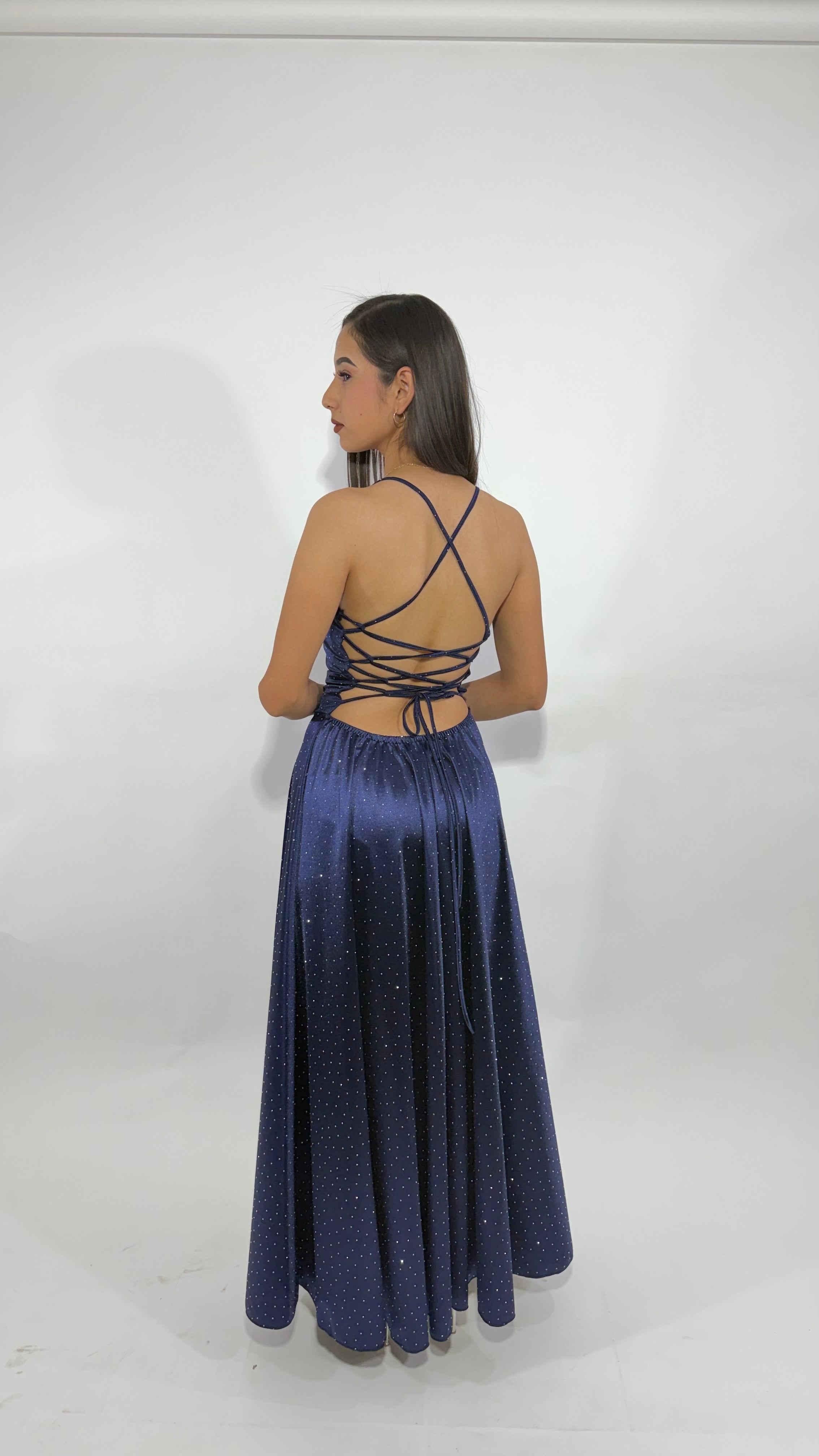 Vestido Largo Satinado