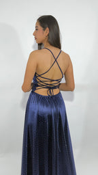 Vestido Largo Satinado