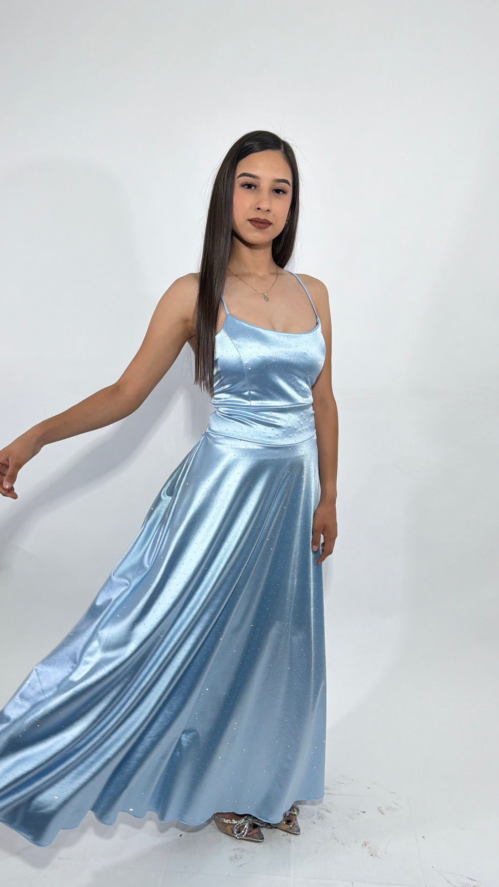 Vestido Largo Satinado