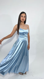 Vestido Largo Satinado