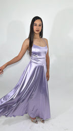 Vestido Largo Satinado