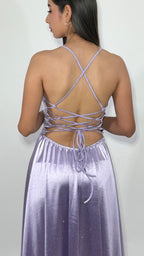 Vestido Largo Satinado