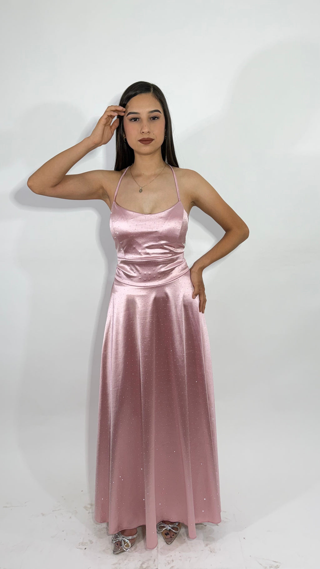 Vestido Largo Satinado