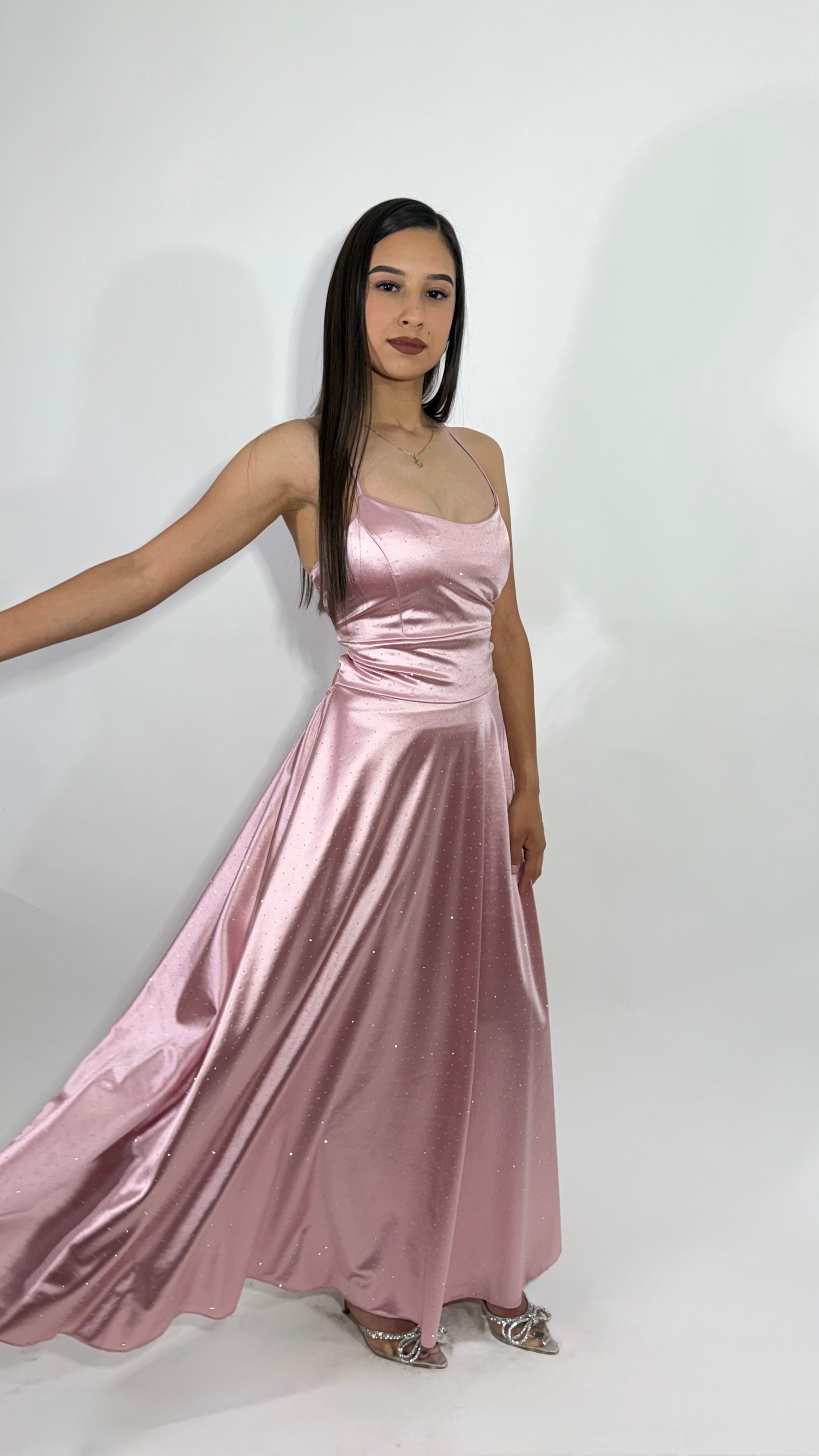 Vestido Largo Satinado