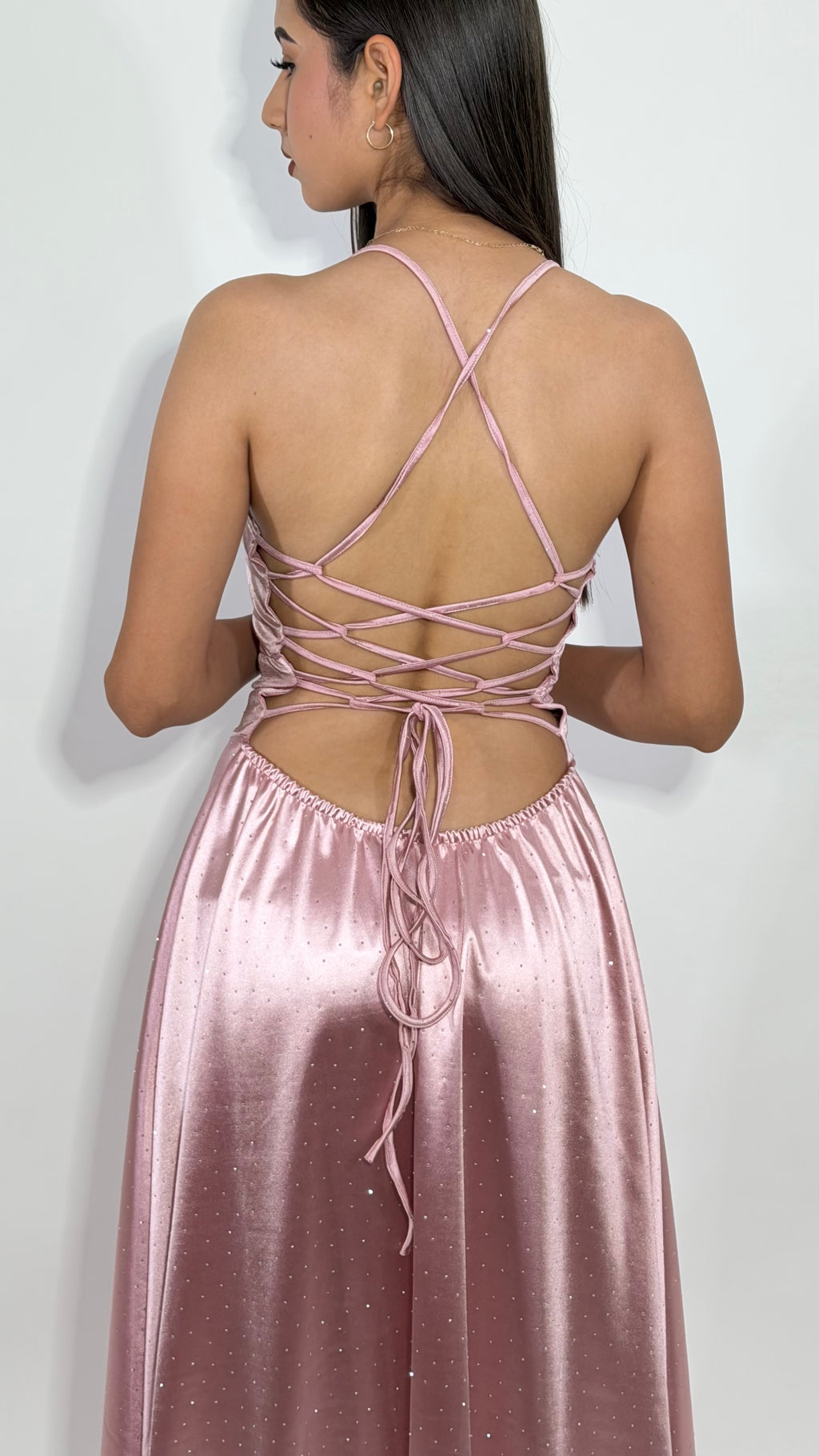 Vestido Largo Satinado