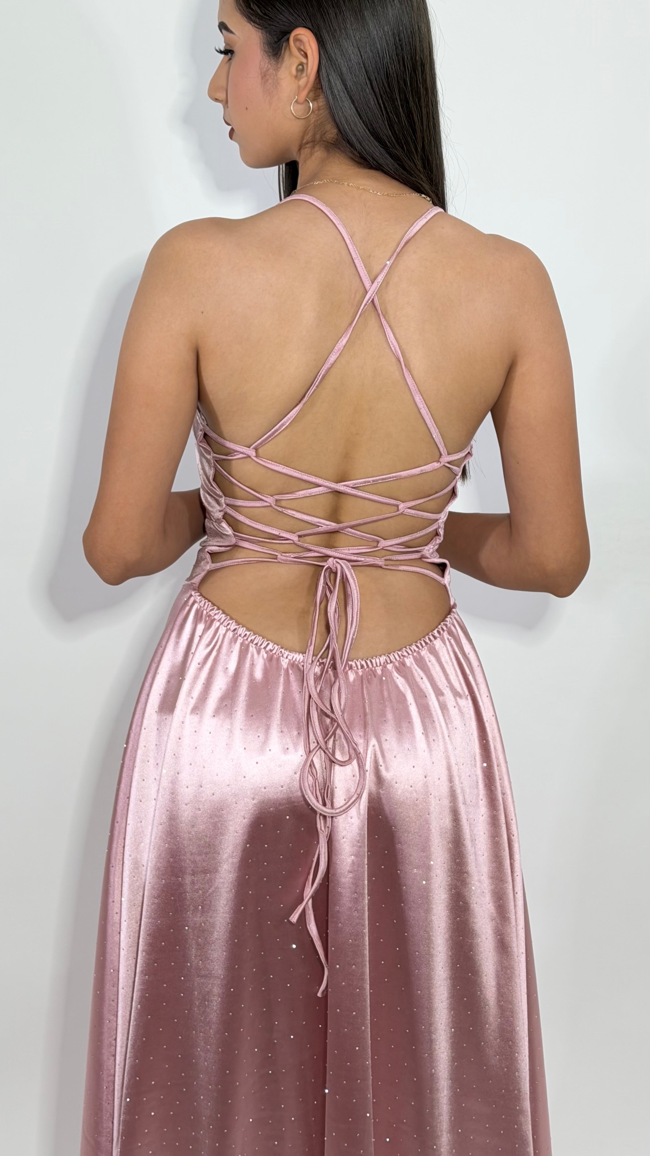 Vestido Largo Satinado