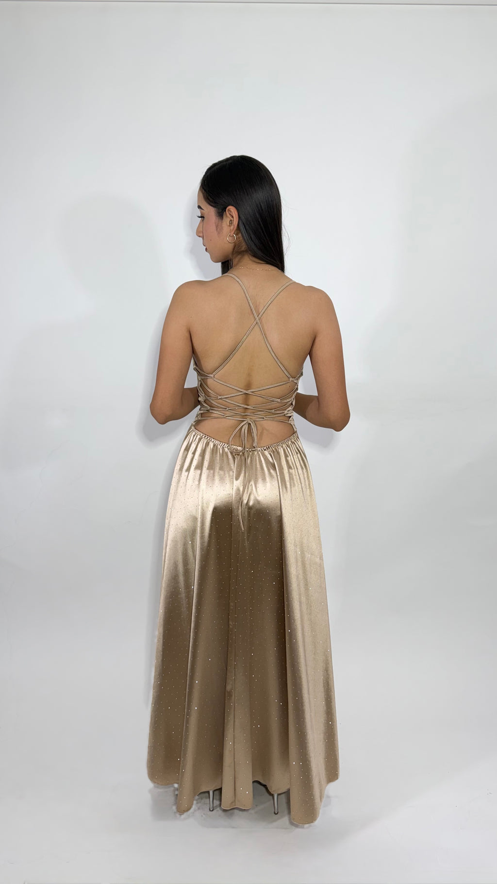 Vestido Largo Satinado