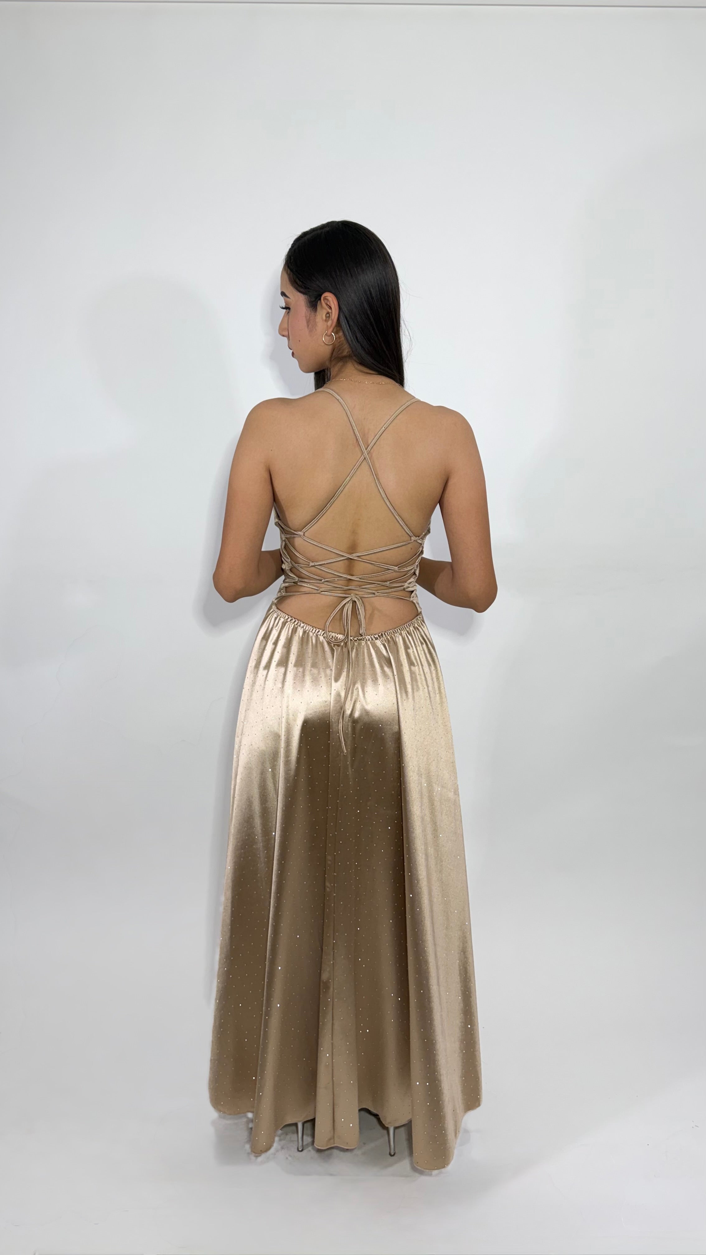Vestido Largo Satinado