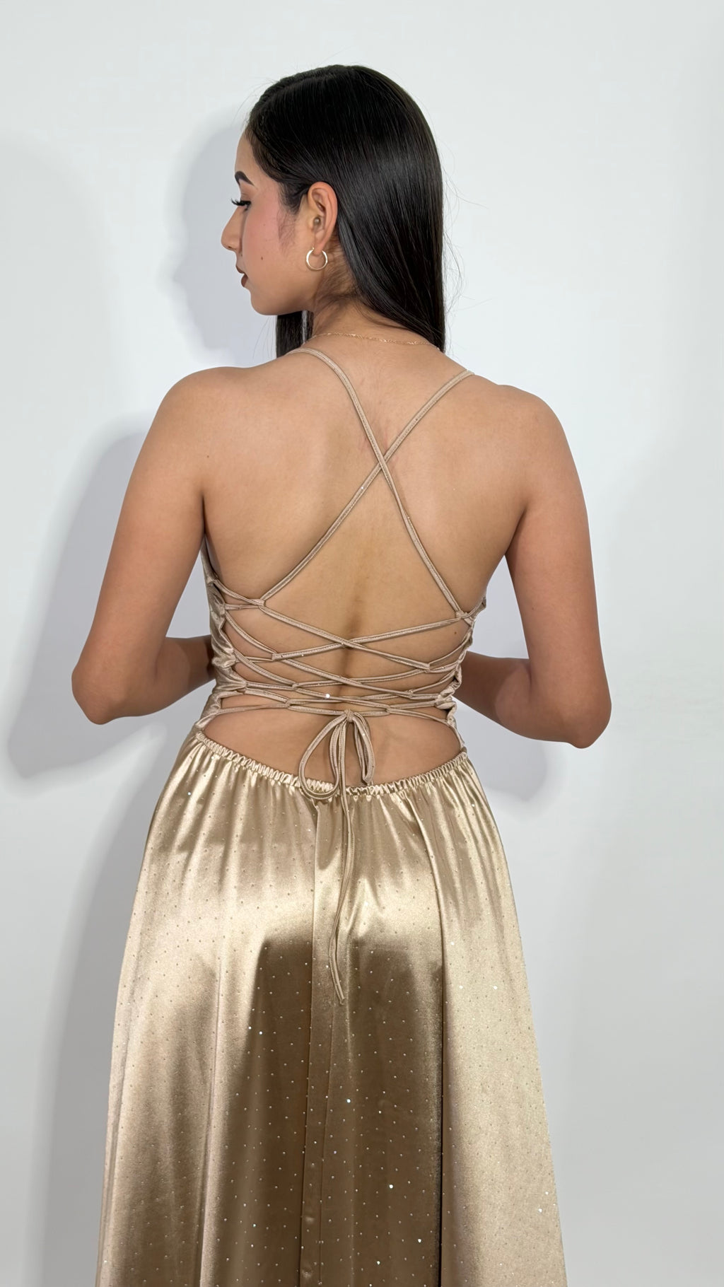 Vestido Largo Satinado