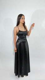 Vestido Largo Satinado