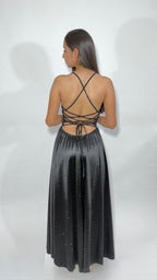 Vestido Largo Satinado