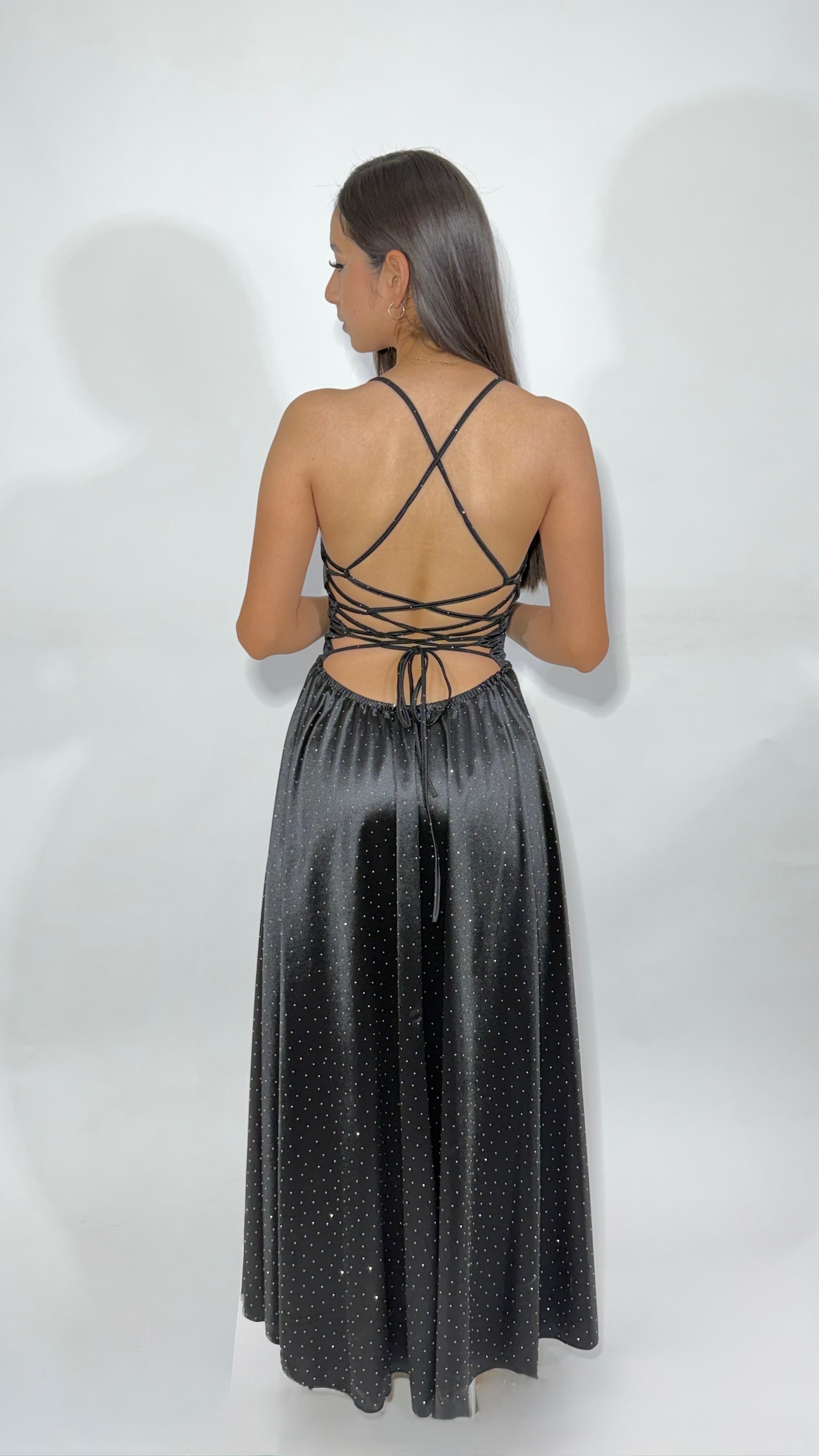 Vestido Largo Satinado