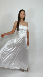 Vestido Largo Satinado
