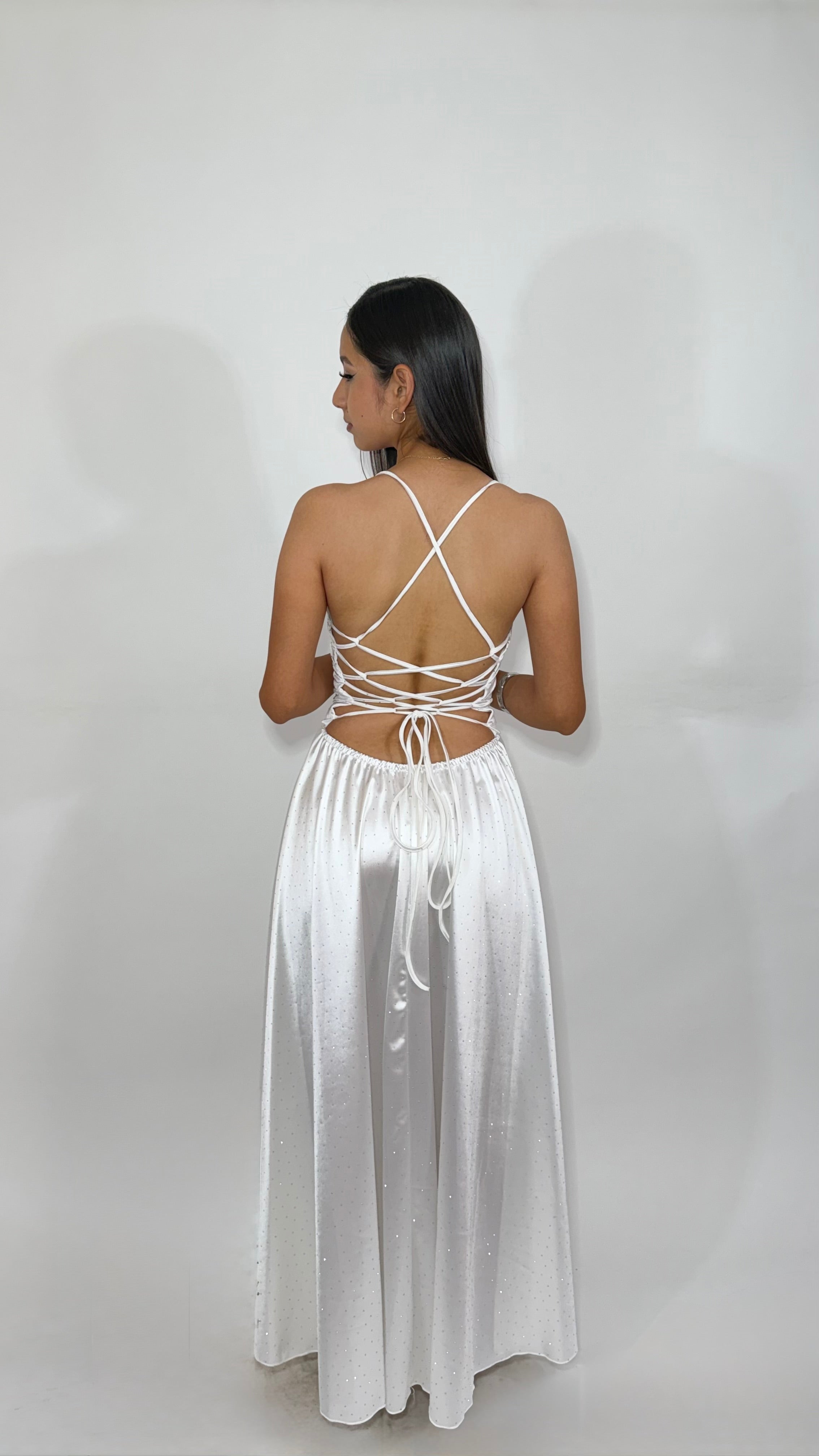Vestido Largo Satinado